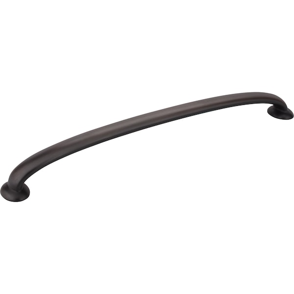 Jeffrey Alexander 12" Center-to-Center Brushed Oil Rubbed Bronze Hudson Appliance Handle 650-12DBAC - main
